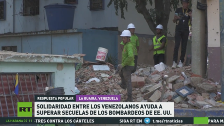 La solidaridad entre venezolanos ayuda a superar secuelas de bombardeos de EE.UU.