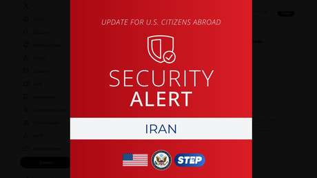 EE.UU. a sus ciudadanos: "Salga de Irán ahora"