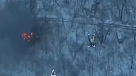 VIDEO: 'Kaláshnikov volador' ruso pulveriza municiones ucranianas en lo profundo de la retaguardia enemiga