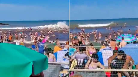 Ola gigante en Argentina deja 35 personas heridas y un muerto (VIDEOS)