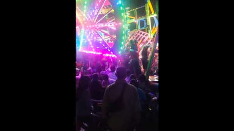 Falla en 'rueda loca' provoca caos y deja heridos en Colombia (VIDEOS)