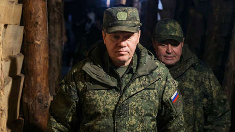 Jefe del Estado Mayor ruso visita agrupación clave en la zona de la operación especial