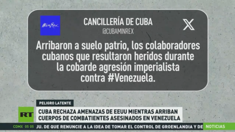 Cuba rechaza amenazas de EE.UU. mientras arriban cuerpos de combatientes asesinados en Venezuela
