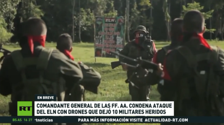 Las FF.AA. de Colombia condenan el ataque con drones del ELN que dejó 10 militares heridos