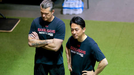 El ministro japonés de Defensa acabó con malestar físico su entrenamiento conjunto con Hegseth