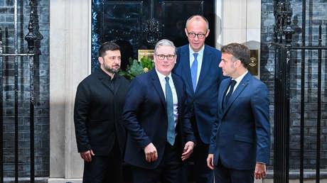 Imágenes filtradas: la llamada oculta en la que Macron pone a Zelenski con Trump