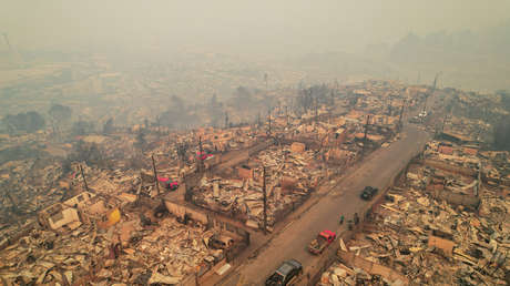 IMÁGENES APOCALÍPTICAS de la devastación por los incendios forestales en Chile