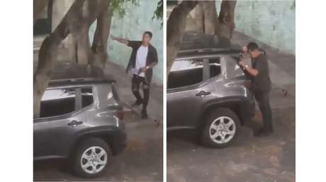 VIDEO: Policía fuera de control abre fuego en plena calle y desata el pánico