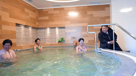 FOTOS: Kim Jong-un inaugura un lujoso complejo vacacional para trabajadores