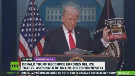Donald Trump reconoce errores del ICE tras el asesinato de una mujer en Minesota