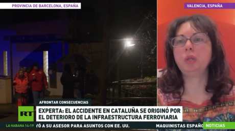 Experta: El accidente fatal en Cataluña se originó por el deterioro de la infraestructura ferroviaria
