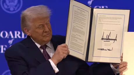 Lo que Trump escribió bajo su firma en la carta de su Consejo de Paz
