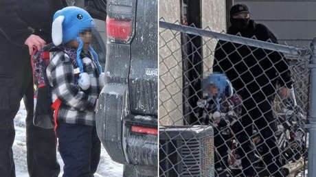 FOTO: ICE detiene a un niño de apenas 5 años en una redada