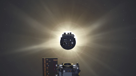 Tres estallidos en un "eclipse artificial": la rara grabación del Sol que intriga a los científicos