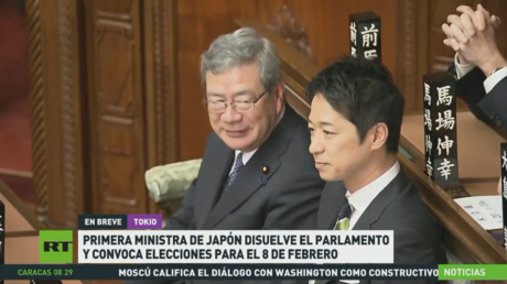 Primera ministra de Japón disuelve el Parlamento y convoca elecciones para el próximo 8 de febrero