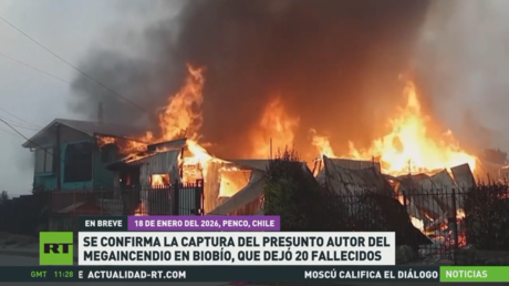 Capturan al presunto autor del megaincencio en Chile, que dejó 20 fallecidos