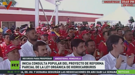 Inicia en Venezuela consulta popular del proyecto de reforma parcial de Ley Orgánica de Hidrocarburos