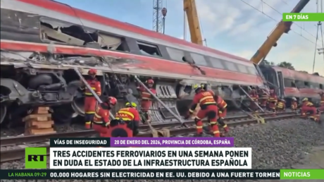Tres accidentes de tren en una semana ponen en duda el estado de la red ferroviaria española