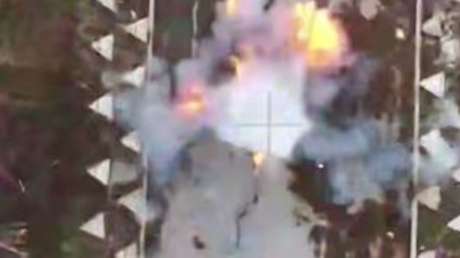 VIDEO: Drones rusos no dejan escapatoria a las fuerzas enemigas