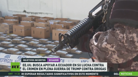 EE.UU. busca apoyar a Ecuador en su lucha contra el crimen en plena guerra de Trump contra drogas