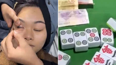 Trampa en casino chino: atrapan a una mujer con lo último en tecnología para ganar apuestas (VIDEO)