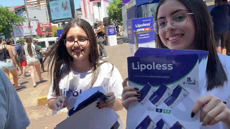 Con bailes, en la calle y sin control: así es la venta de adelgazantes ilegales en Paraguay