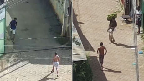 VIIDEO: Drones 'cazan' narcotraficantes operando entre las chabolas de Brasilia