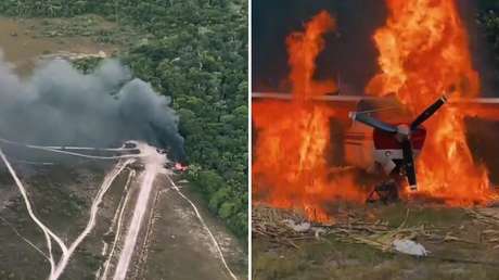 VIDEO: Venezuela neutraliza tres aeronaves y dos pistas usadas como plataforma del narcotráfico