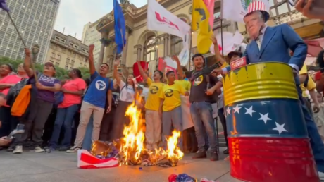"Fuera Trump": Manifestaciones en Brasil denuncian la agresión de EE.UU. contra Venezuela (FOTOS, VIDEOS)