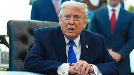 Trump: Estados Unidos está "muy feliz" por el trabajo del Gobierno interino de Venezuela