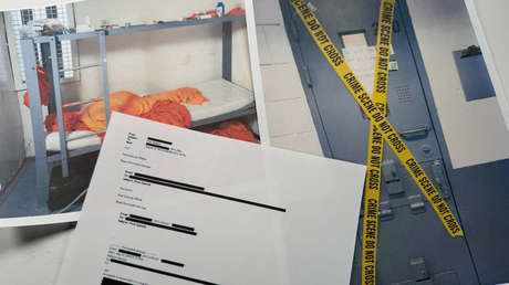 Fotos muestran el interior de la celda de Epstein tras su muerte