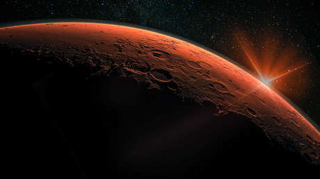 Rara imagen nocturna de la superficie de Marte (FOTO)