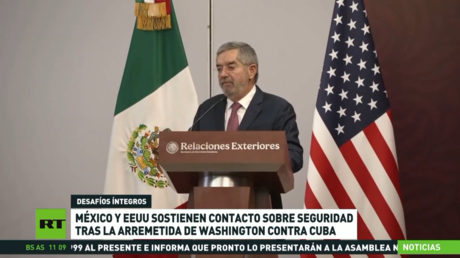 México y EE.UU. abordan la cuestión de la seguridad tras la arremetida de Washington contra Cuba