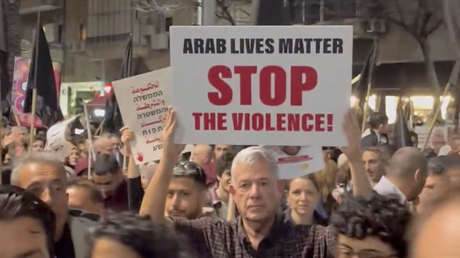 "Las vidas árabes importan": Protestas en Tel Aviv en medio de violencia contra población árabe (VIDEOS)