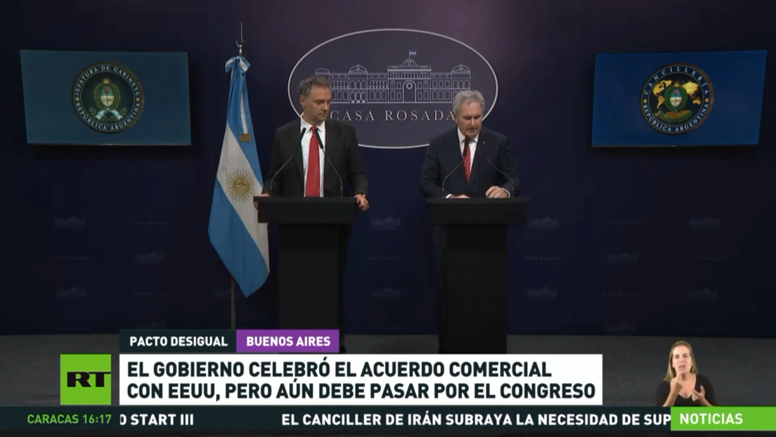 El Gobierno de Argentina celebra el acuerdo comercial con EE.UU., que ...
