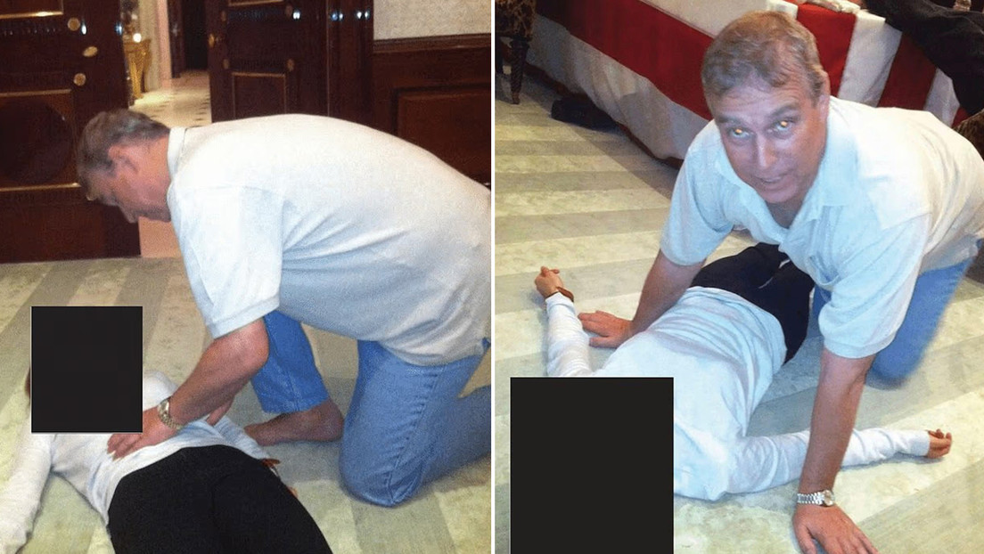 La perturbadora verdad sobre la mujer que aparece debajo del expríncipe Andrés en unas fotos