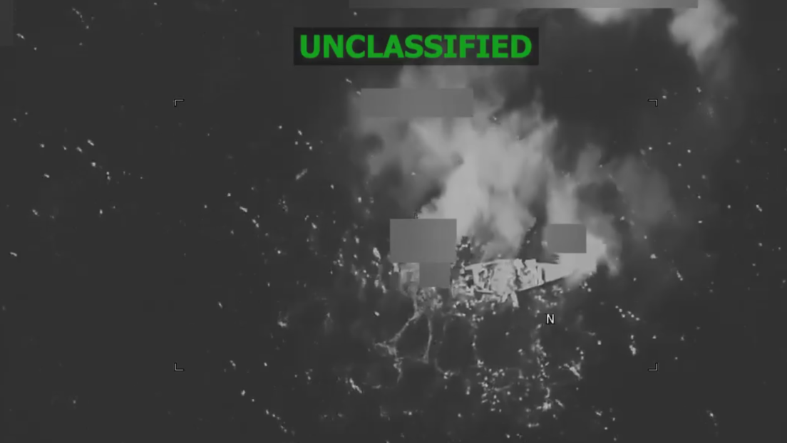 VIDEO: EE.UU. realiza otro "ataque cinético letal" contra una 'narcolancha'