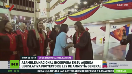 Asamblea Nacional de Venezuela incorpora en su agenda legislativa un proyecto de ley de Amnistía General