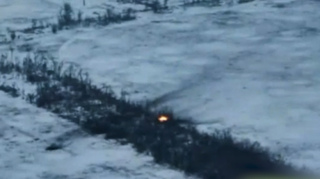 VIDEO: Fuego de artilleros rusos arrasa posiciones enemigas en Zaporozhie