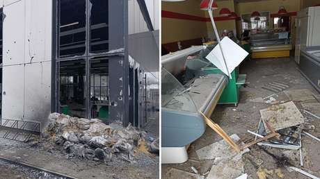 Ucrania ataca a civiles en Rusia: dispara artillería contra un centro de servicios públicos y una tienda