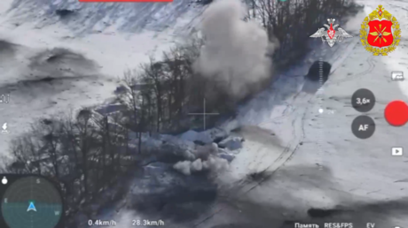 VIDEO: Artillería rusa reduce a cenizas bastiones ucranianos