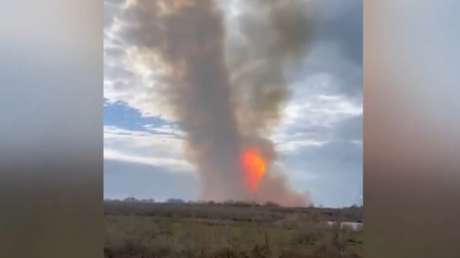 VIDEO: Violenta explosión de gaseoducto en EE.UU. provoca incendio
