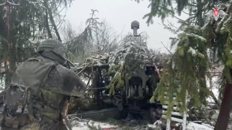 VIDEO: Artillería rusa hace añicos puesto de observación ucraniano