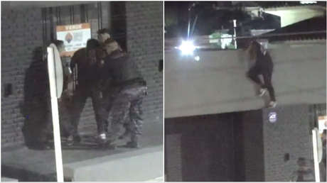 VIDEO: Un ladrón es detenido cuando huía por los techos tras intentar robar en una casa