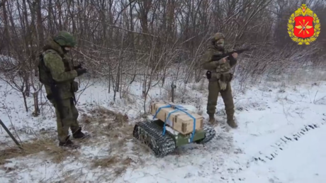 La 'Rana' salta al ataque: el dron terrestre ruso que arrasa con búnkeres enemigos (VIDEO)