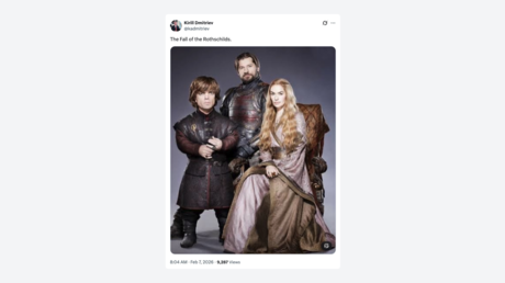 "La caída de los Rothschild": Enviado de Putin sobre la huella de la dinastía en los archivos Epstein