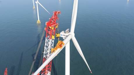 China pone en marcha la turbina eólica marina más potente del mundo