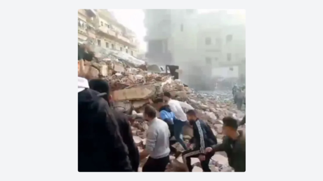 VIDEO: Se derrumba un edificio en el Líbano