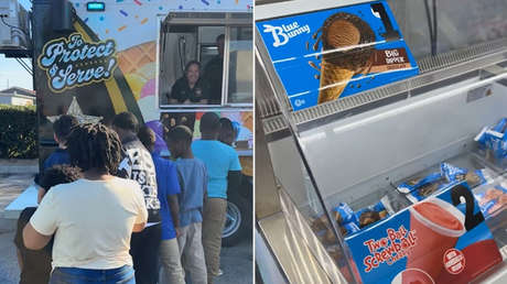 VIDEO: La Policía regala a los niños helados pagados con el dinero de narcotraficantes