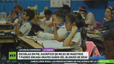 Escuelas en pie: miles de maestros y padres cubanos encaran con sacrificio los graves daños del bloqueo de EE.UU.